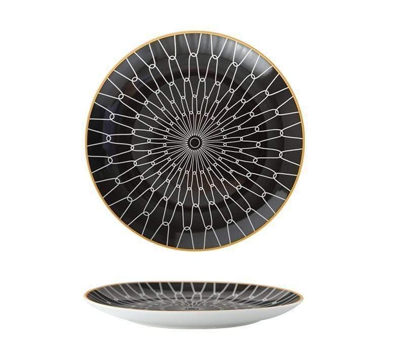 Lyria patroon dinerbord collectie in 6/8/10 inch serviesgoed