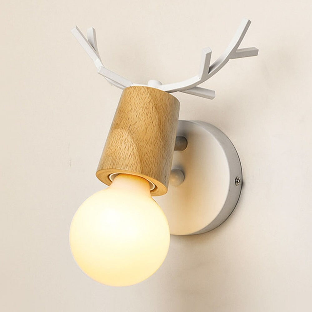Stag Antler Bedside Wall Light