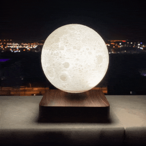 SeleneFloat | Elegant Magnetic Floating Moon Lamp for Modern Interiors