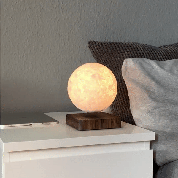 SeleneFloat | Elegant Magnetic Floating Moon Lamp for Modern Interiors
