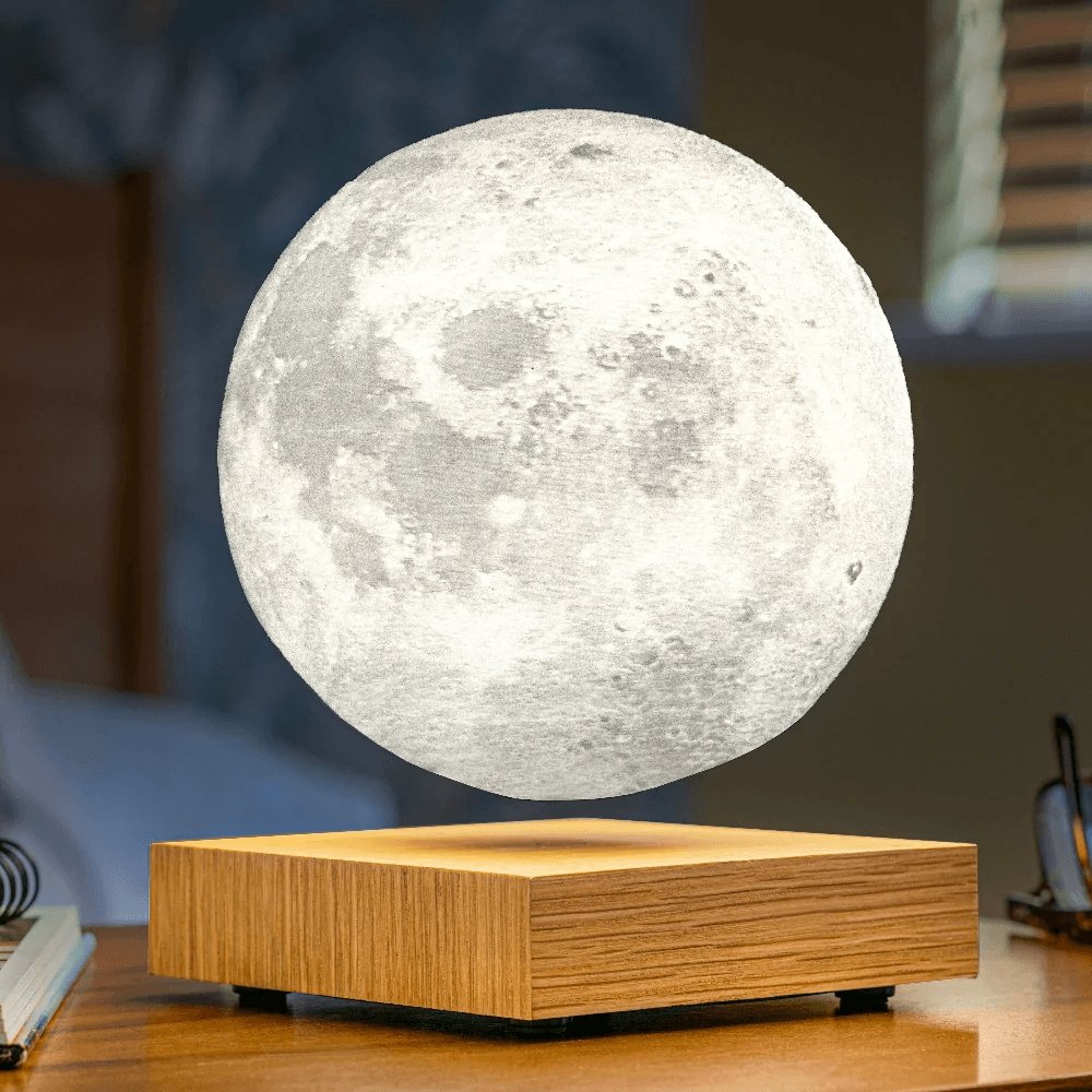 SeleneFloat | Elegant Magnetic Floating Moon Lamp for Modern Interiors