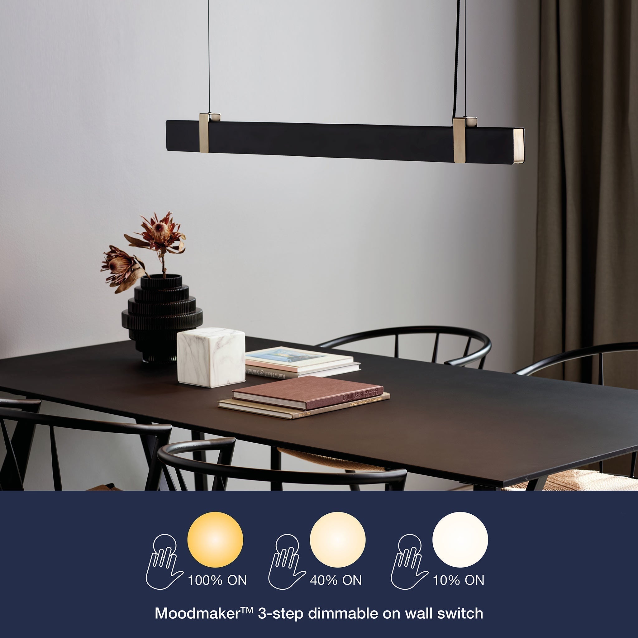 Kirrea 115 LED Ambient Linear Pendant Light