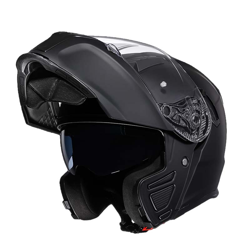 NovaGuard Dual Visor Flip-Up Helmet DOT and ECE Certified