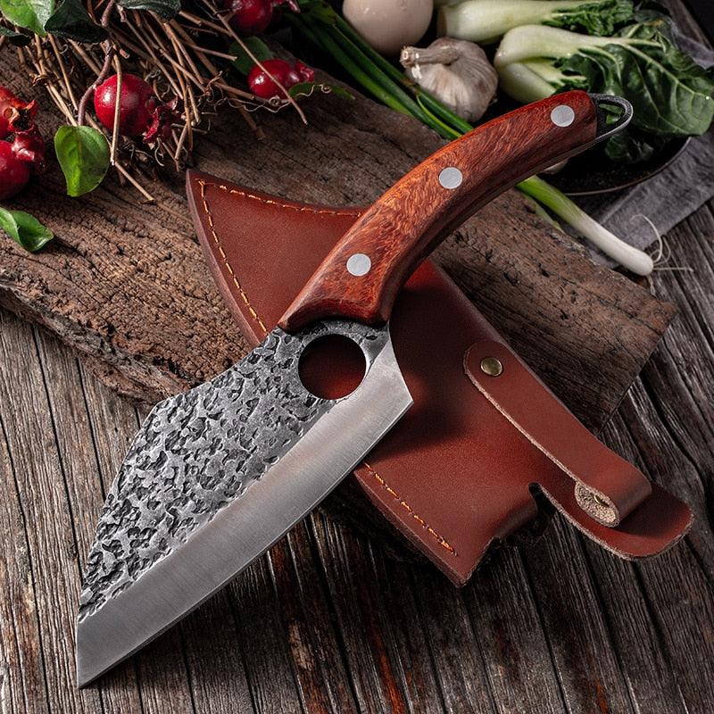 NovaBlade Cuchillo de Cocina Artesanal de Acero Inoxidable