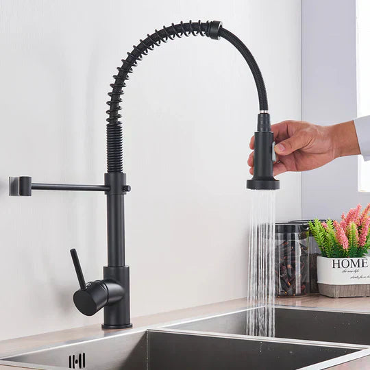 Rubinetto da cucina Aqualine Orbit con rotazione a 360 gradi