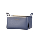 Virela nep leren opbergmand | Opvouwbaar & stevig