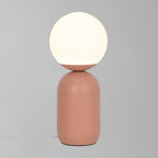 Alvara | Frostet glass globebordlampe