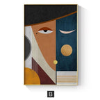 Liora kangas-taidetta seinäkoristeeksi tyylikäs kodin aksentti