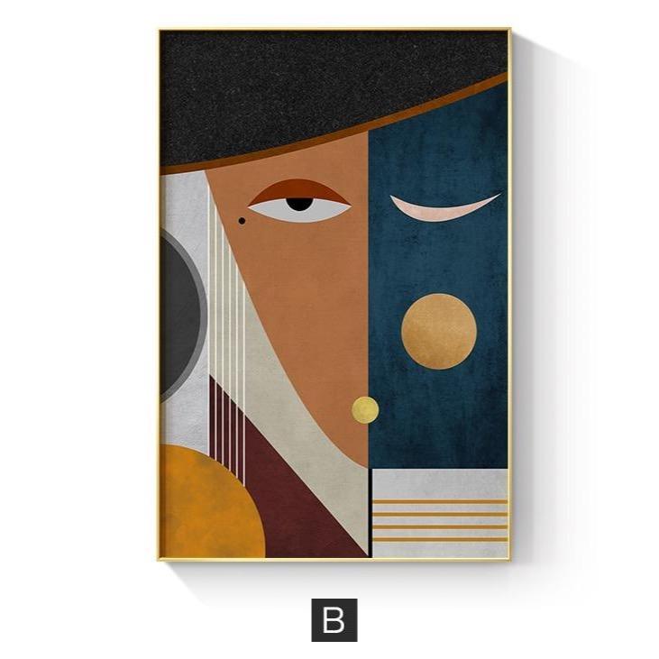 Liora canvas kunst voor wanddecoratie elegante huisaccenten