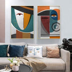 Liora kangas-taidetta seinäkoristeeksi tyylikäs kodin aksentti