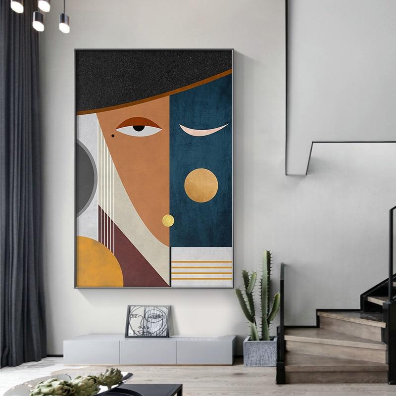 Liora canvas kunst voor wanddecoratie elegante huisaccenten