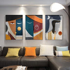 Liora kangas-taidetta seinäkoristeeksi tyylikäs kodin aksentti