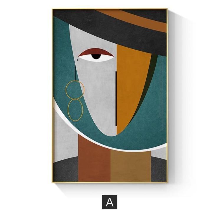 Liora canvas kunst voor wanddecoratie elegante huisaccenten