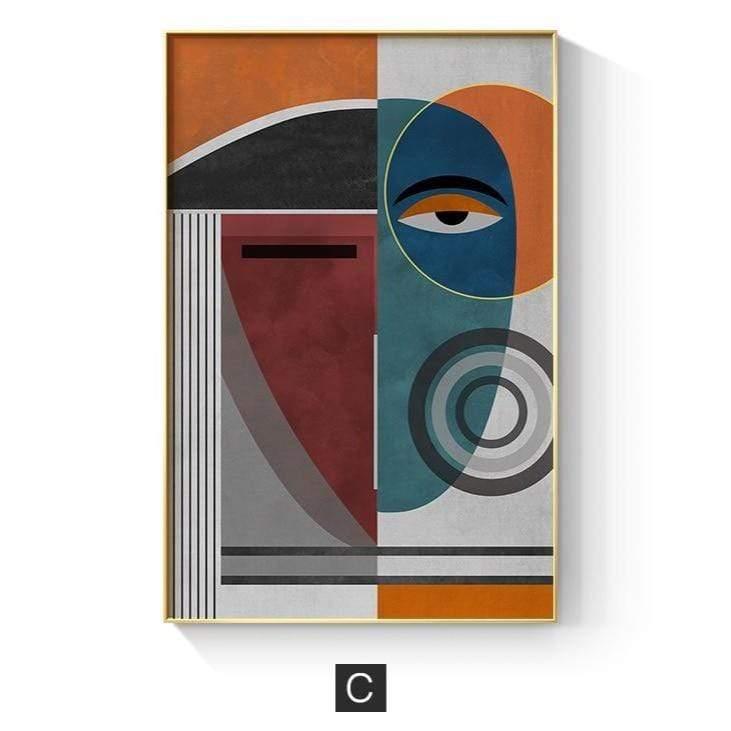 Liora canvas kunst voor wanddecoratie elegante huisaccenten