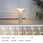 LumaCharge Rechargeable LED Desk Reading Lamp, Touch Switch, 3 Dimmable Modes