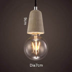 Merrow | Small Elegant Loft-Style Pendant Light