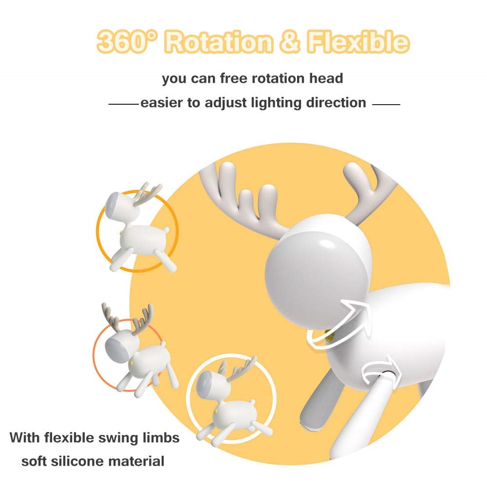 Hjorteformet LED-nattlys