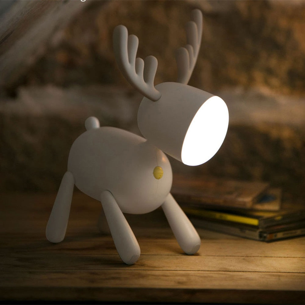 Hjorteformet LED-nattlys