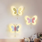 LumiFlutter Butterfly Wall Light for Kids' Room Decor