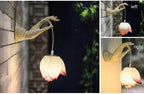 Lianora moderne kinesisk lotus vegglampe