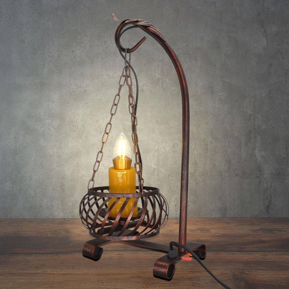 Marilla | Vintage Table Candle Lamp