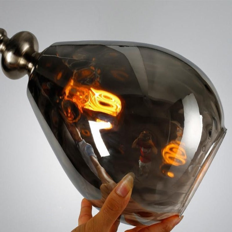 NovaNord | Glass Drop Pendant Lamp With Warm Glow Finish