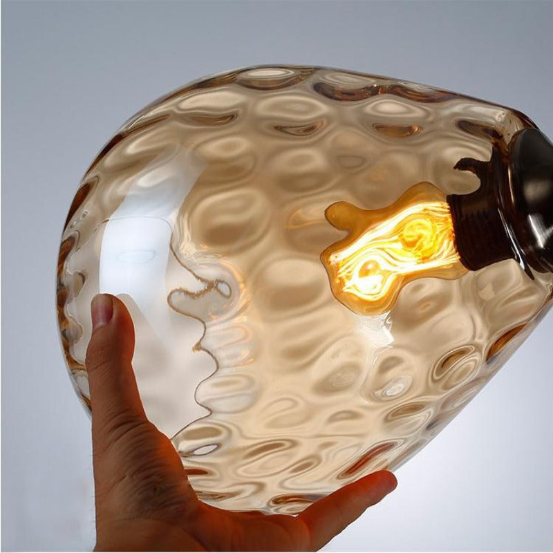 NovaNord | Glass Drop Pendant Lamp With Warm Glow Finish
