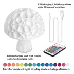 Kivara | 3D-printet elegant sopp bordlampe