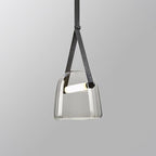 Elix Leather Industrial Cord Pendant Light Ceiling Fixture