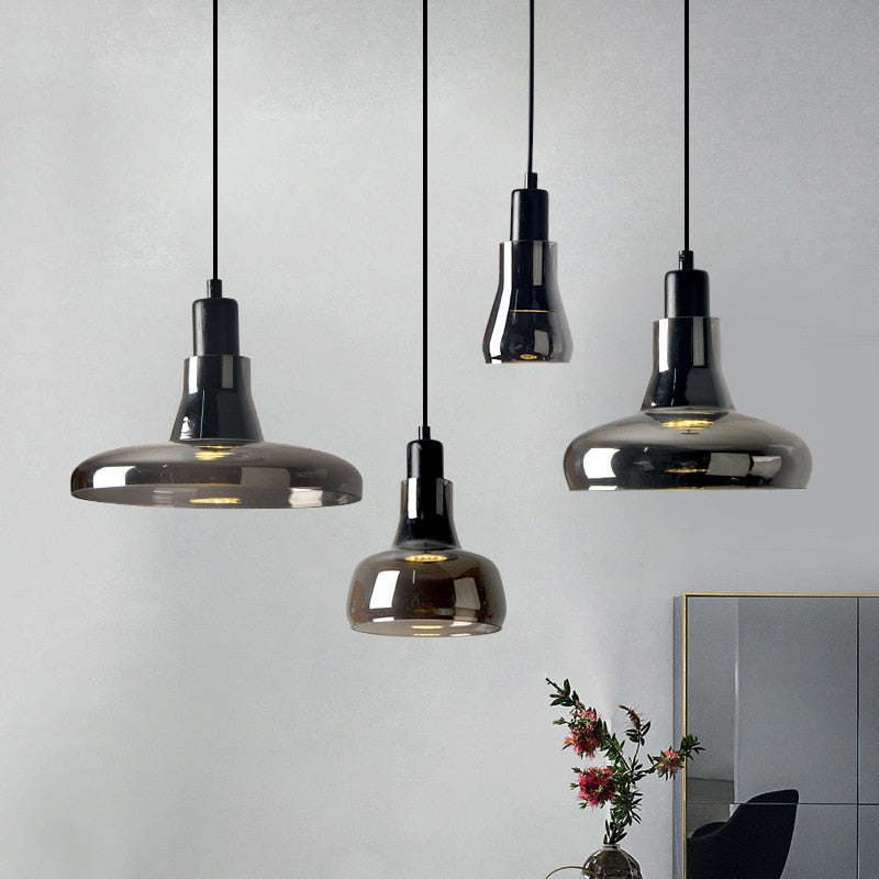 Owalna lampa wisząca w stylu nordyckim