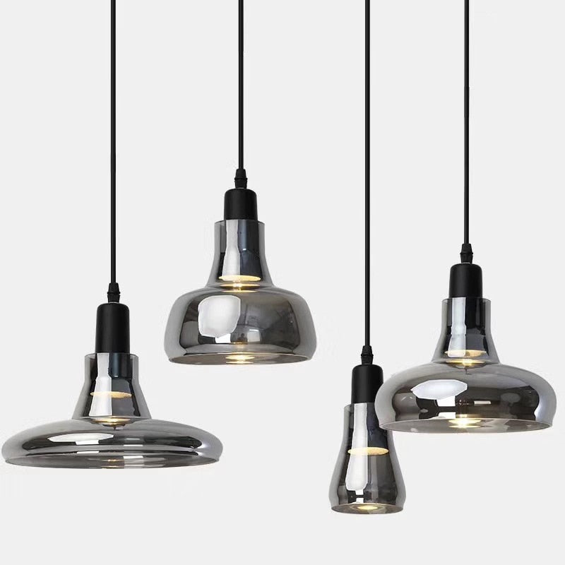 Owalna lampa wisząca w stylu nordyckim