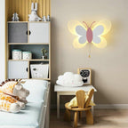 LumiFlutter Butterfly Wall Light for Kids' Room Decor