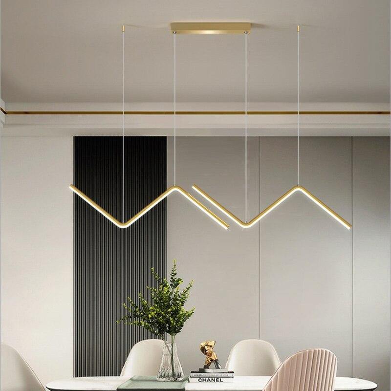 AstraTri Geometric LED Pendant Lights for Kitchen and Dining