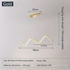 AstraTri Geometrische LED-Hängelampen für Küche und Esszimmer