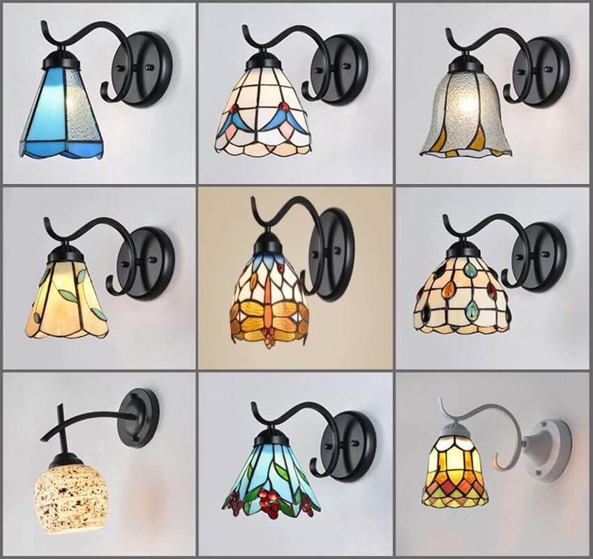 Lampa ścienna w nowoczesnym stylu śródziemnomorskim