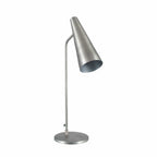 Marlen Cone-Shaped Task Table Lamp in Antique Silver