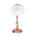 Rivello Brushed Copper Metal Task Table Lamp