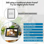 LuminaVista 10,1-tommers WiFi-fotoframe med 1080P-berøring