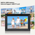 LuminaVista 10,1-tommers WiFi-fotoframe med 1080P-berøring