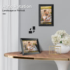 LuminaVista 10,1-tommers WiFi-fotoframe med 1080P-berøring
