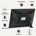 LuminaVista 10,1-tommers WiFi-fotoframe med 1080P-berøring