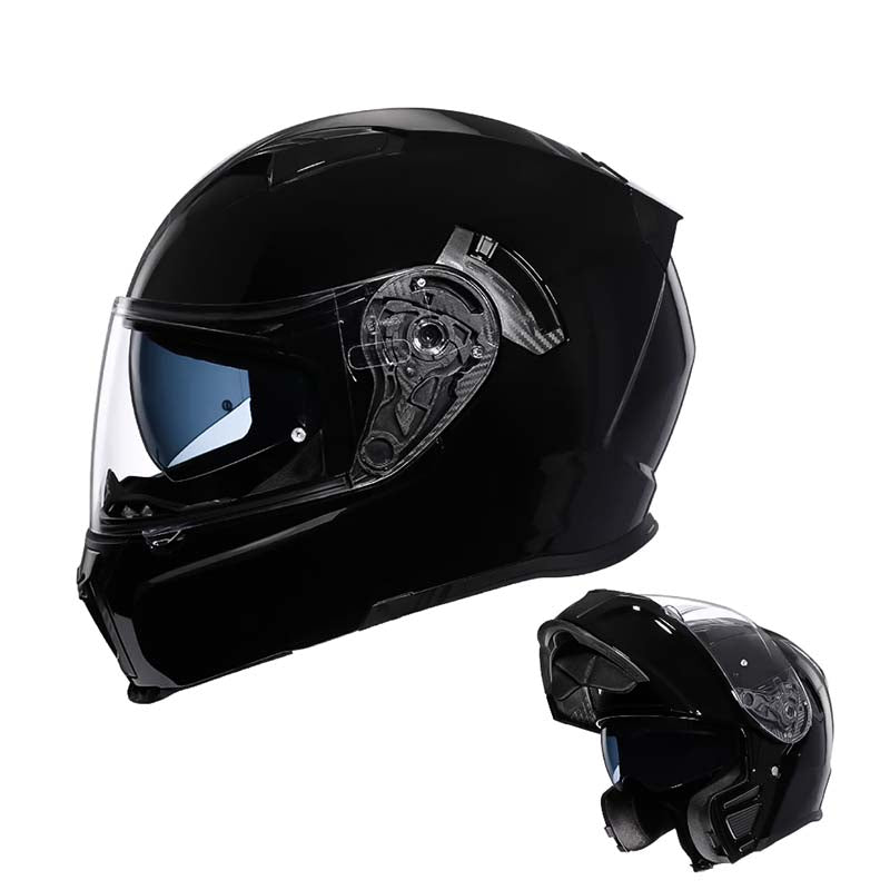 NovaGuard Dual Visor Flip-Up Helmet DOT and ECE Certified