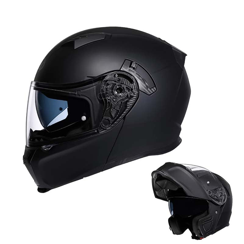 NovaGuard Dual Visor Flip-Up Helmet DOT and ECE Certified