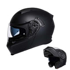 NovaGuard Dual Visor Flip-Up Helmet DOT and ECE Certified