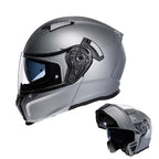 NovaGuard Dual Visor Flip-Up Helmet DOT and ECE Certified